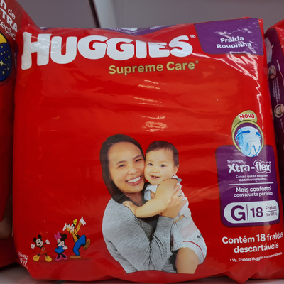 Fraldas Huggies RP SC Jumbo G 18unid